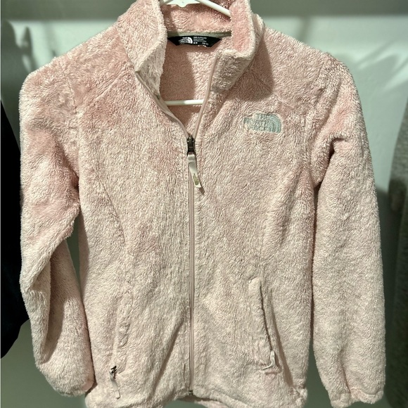 The North Face Kids Light Pink Fleece Jacket - Picture 1 of 4